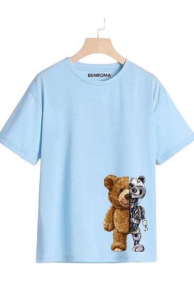 BENROMA 1 tricou este un cadou pentru achiziții de 6 și mai sus în coș - Tricou pentru copii cu imprimeu Robokit