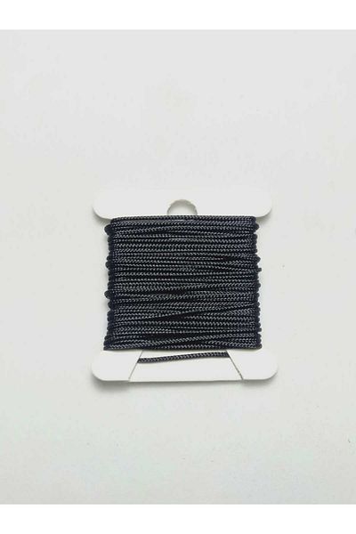 Eskişehir hobi sanat 0,8 mm 3 μέτρα Μαύρο Χρώμα Αλεξίπτωτο Σχοινί Μακραμέ Βραχιόλι Κολιέ Κοσμήματα Σχεδιασμός Σχοινί