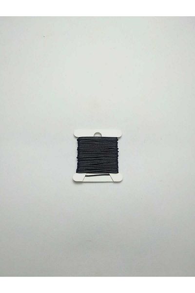 Eskişehir hobi sanat 0,8 mm 3 μέτρα Μαύρο Χρώμα Αλεξίπτωτο Σχοινί Μακραμέ Βραχιόλι Κολιέ Κοσμήματα Σχεδιασμός Σχοινί