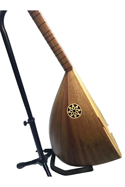 MÜZİKHAL TİCARET Mt-kısa Sap Maun Gül Burgulu Saz Bağlama