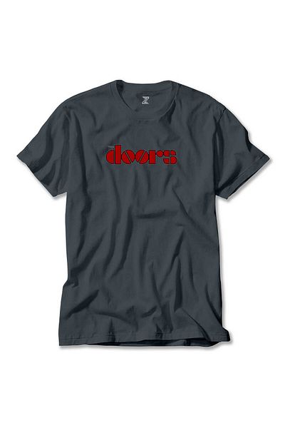Z zepplin Μπλουζάκι με λογότυπο The Doors Red Smoked Color