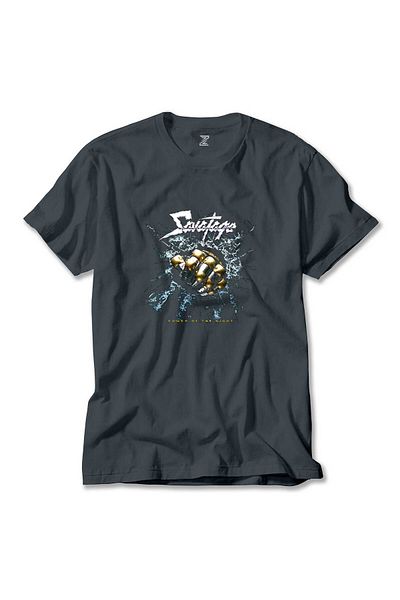 Z zepplin Savatage Power Of The Night Smoked Color T-Shirt