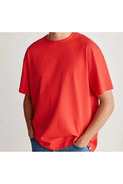 MaviMoure Crew Neck Unisex Oversize T-shirt - Printed Cotton