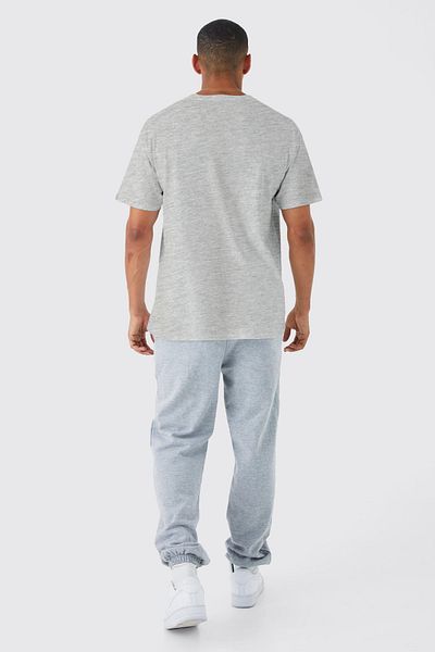 LAND MODA COPY - unisex Crew Neck κοντομάνικο μπλουζάκι αθλητική φόρμα με κάτω μέρος