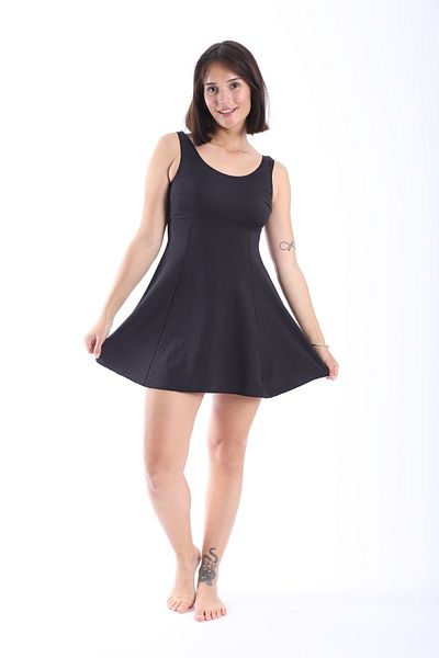 My-o Women's Dress Swimsuit with Black Shorts - 38-52