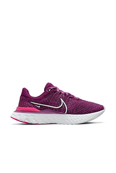Nike React infinity Run Flyknit 3 Running Shoes Kadın Mor Yürüyüş Koşu Ayakkabısı