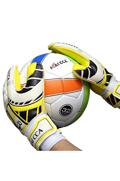 Genel Markalar Kırmızı Yukon 1 Çift Profesyonel Unisex Mikro Kaleci Eldiveni No 7-8 , M Beden