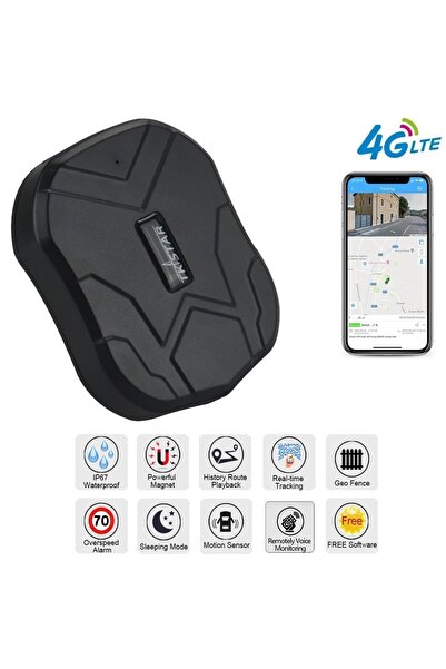 TK905 GPS MIKNATISLI SU GEÇİRMEZ ÜCRETSİZ WEB UYGULAMALI 5000mAh PİLLİ 2G / ARAÇ TAKİP CİHAZI