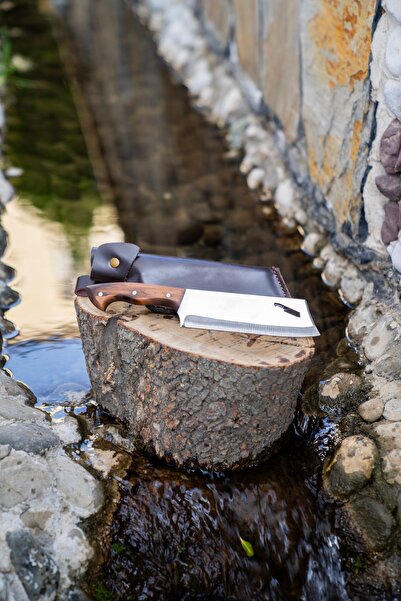 Cavit İnox Kamp Bıçak-Satır Çelik Uzunluğu 18 cm