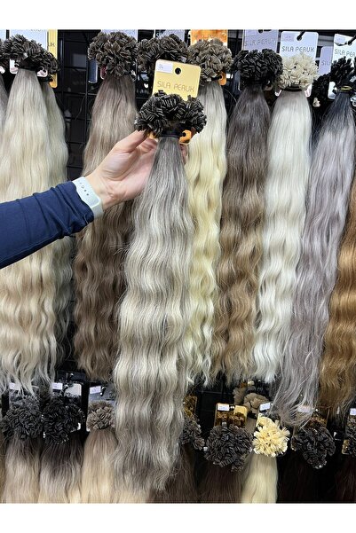 SILA 60 CM 50ADET 0.7GR %100 Doğal Gerçek TÜRK SAÇI Ombre