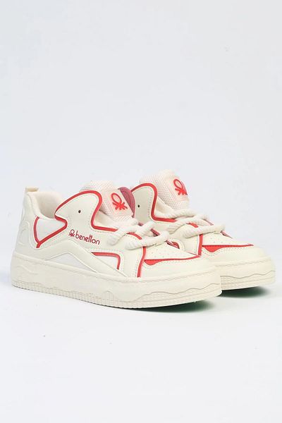 Benetton Beige-red Women's Shoes Bnı-10100
