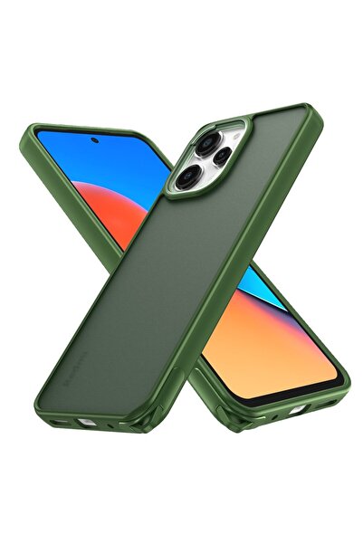 Rivor Xiaomi Redmi 12 Kılıf Kamera Çıkıntılı Arkası Buzlu Ve Mat Kenarları Re...
