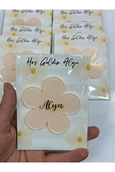 KRVTASARIM İSME ÖZEL HEDİYELİK BOYALI MAGNET 20 ADET