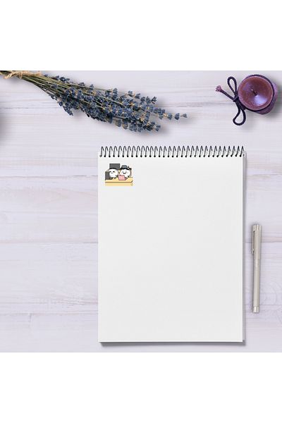Ororabutik Σετ αυτοκόλλητων ετικετών Quby 82 τεμαχίων - Scrapbook Bullet Journal