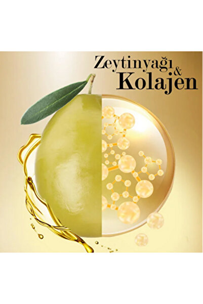 Duru Kuru ve Normal Saçlar için Şampuan Zeytinyağı&Kolajen 700 ML 3 ADET