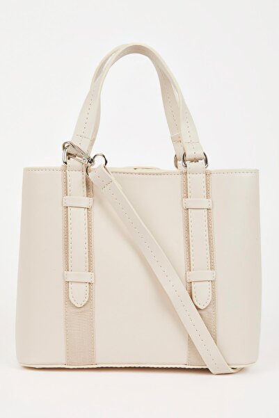 DeFacto Geantă de mână din piele artificială pentru femei C8252AXNS