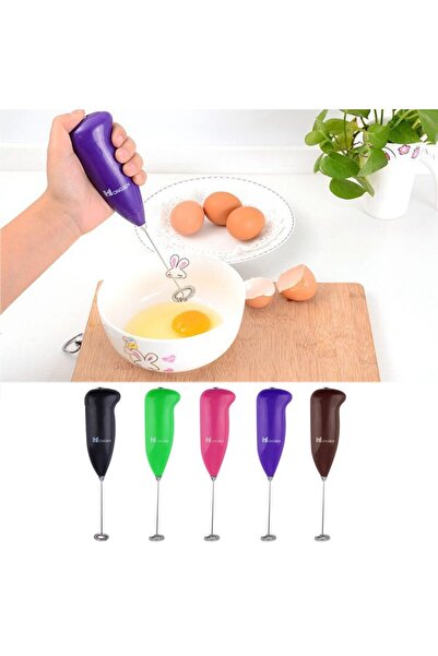 HERFİE Mixer Kahve Süt Cappucino Köpürtücü Karıştırıcı - Pilli Çırpıcı