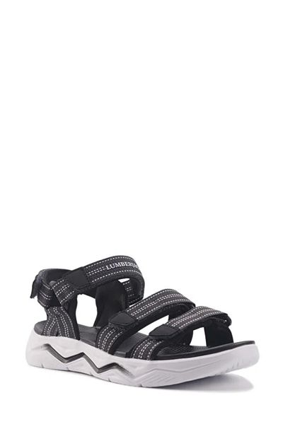 lumberjack SWEETY 4FX Black Women's Sandals BLACK