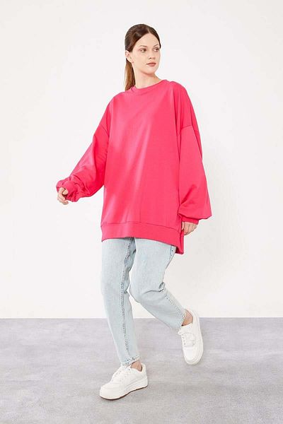 Levidor Φούξια Τρικέφαλο Oversize Sweat
