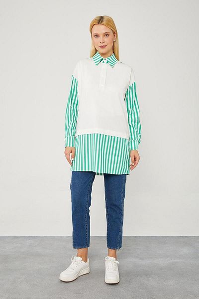 Levidor Transpirație amestecată din țesătură poplin cu dungi Benetton