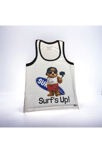 Miami Beach Атлетична блуза с шарки, без ръкави, от дишаща материя