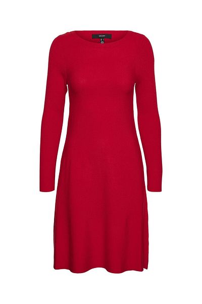 Vero Moda Strickkleid VMNANCY LS BOATNECK DRESS GA BSO