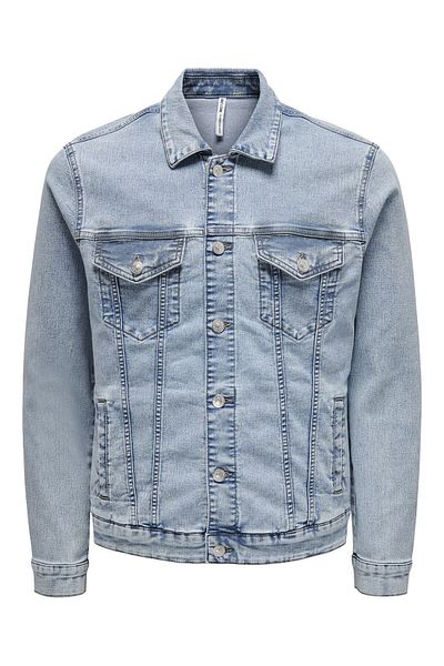 Only & Sons Jachetă de blugi pentru bărbați Only&sons Onscoın L. Blue 4334 Jachetă 22024334