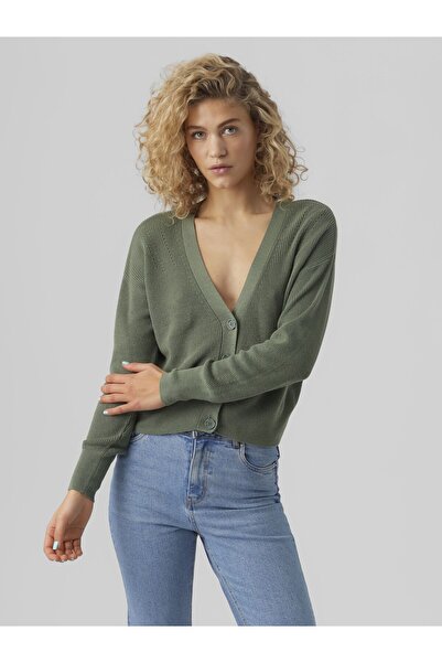 Vero Moda Strickjacke VMNEWLEXSUN LS KISA V YAKA CAR GA NOOS