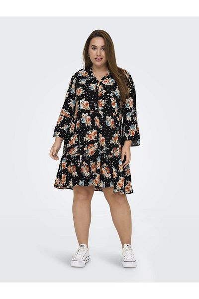 Only Carmakoma Kleid Mit Schößchen Caranita Kurzes Kleid
