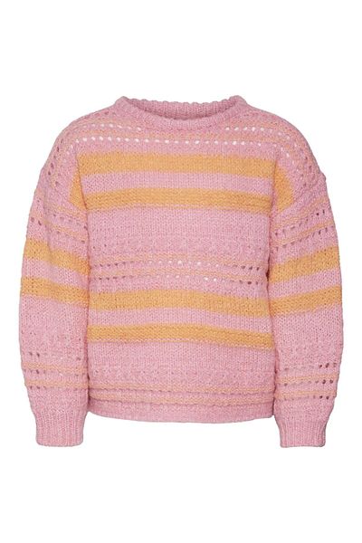 Vero Moda Girl Strickpullover VMCASCIA LS BOATNECK PULLOVER GA BO GIRL