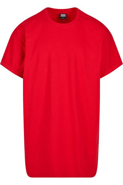 Urban Classics Herren Long Shaped Turnup T-Shirt