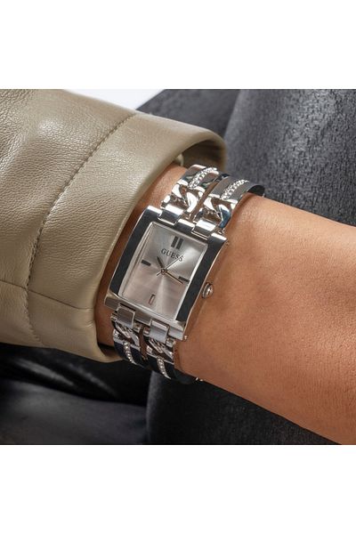 Guess Mod Id Damenuhr Silber Gw0668l1