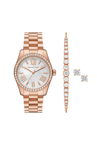 Michael Kors Lexington Damen Uhr Roségold Mk1088set