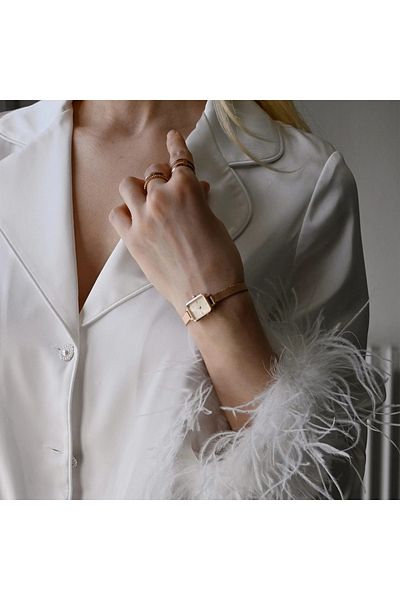 Daniel Wellington Quadro Damenuhr Roségold Dw00100651