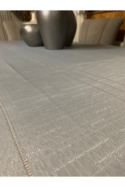 Firuze Colber Gray stain Resistant Tablecloth