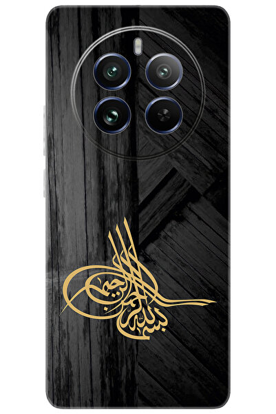 realme 12 Pro (RMX3842) Uyumlu Kılıf Desen Baskılı Silikon Tuğra Tasarım STK:...