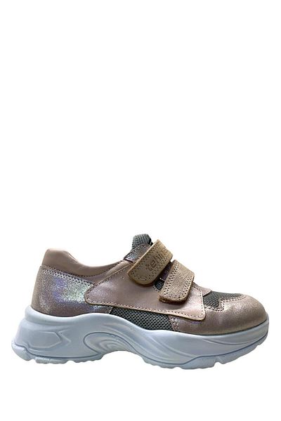 Tuğba Ortopedi 551 Pantofi ortopedic 100% piele naturală pentru fete pudra/gri