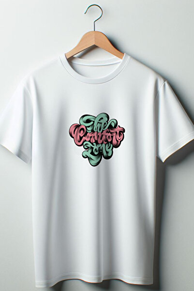 Vordevia Zona komfora Tekst Štampano Vrpca Koketa 2024 Moda Bela Oversize kro...