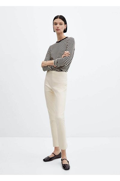 MANGO Woman Cut Skinny Trousers