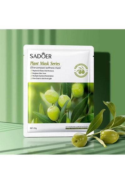 SADOER ® قناع الوجه SADOER بخلاصة زيت الزيتون| 25 جرام