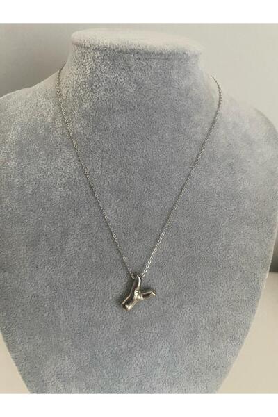 Judas Takı Y Letter Silver Color Balloon Pendant,High Letter Necklace