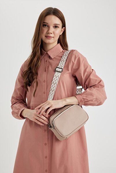 DeFacto Geantă de umăr din piele artificială pentru femei B9329AXNS