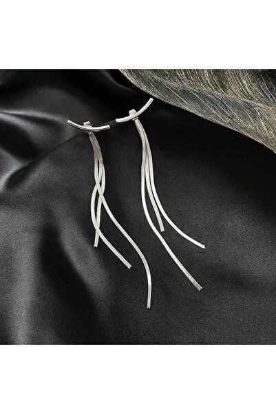 Uzun Sallantılı Modern Küpe