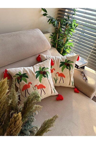 en gözde home علبة كيرلينت 2 قطعة مطرزة