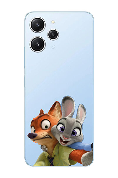 Magic Ring Xiaomi Redmi 12 Uyumlu Uyumlu Zootropolis Judy & Nick Tasarımlı Şe...