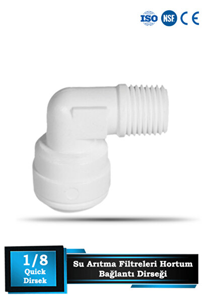 Sumarkt Su Arıtma Cihazları Için Membrab Kabı 1/8 Quick Dirsek