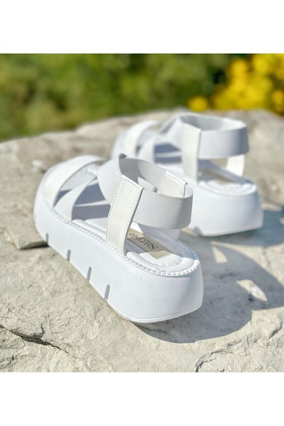 Surpie Shoes Girls' Sandals, Elastic Children's Sandals