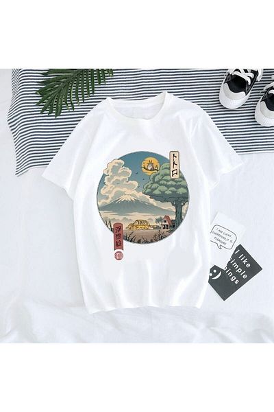 Advantage Trend Unisex Totoro Studio Ghibli Goth T-shirt Model90 17047