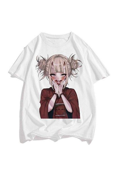 Advantage Trend Senpai Anime Girl Nerdy Modal White T-shirt 08550