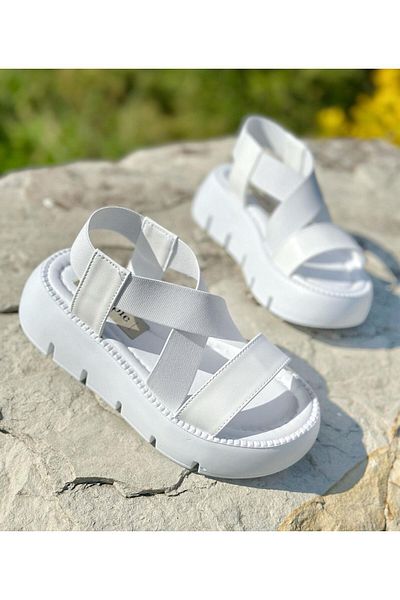 Surpie Shoes Sandale pentru fete, sandale elastice pentru copii